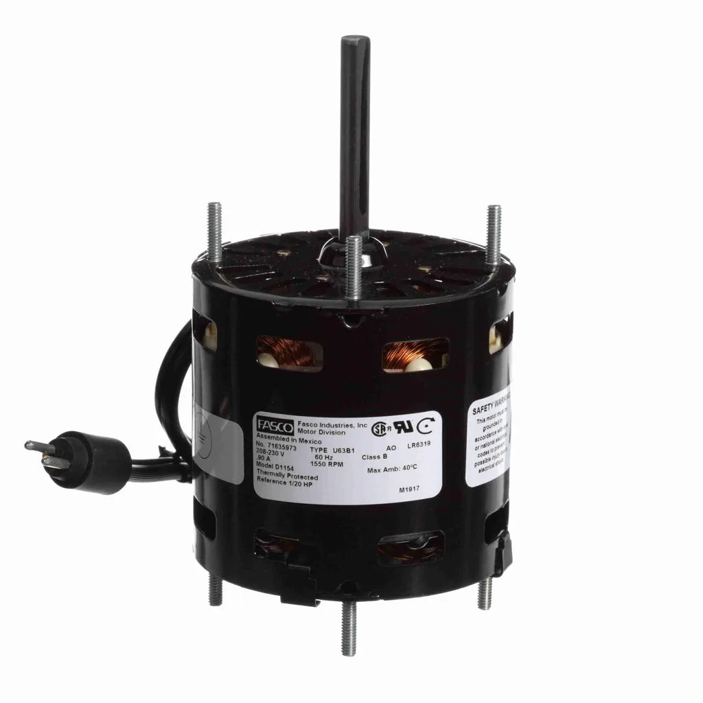 محرك مروحة ملف المبخر والتبريد Fasco D1154 بقطب مظلل، قطر 3.3 بوصة، بديل لمحرك Kramer/Trenton الأصلي محرك مروحة ملف المبخر والتبريد Fasco D1154 بقطب مظلل، قطر 3.3 بوصة، بديل لمحرك Kramer/Trenton الأصلي
