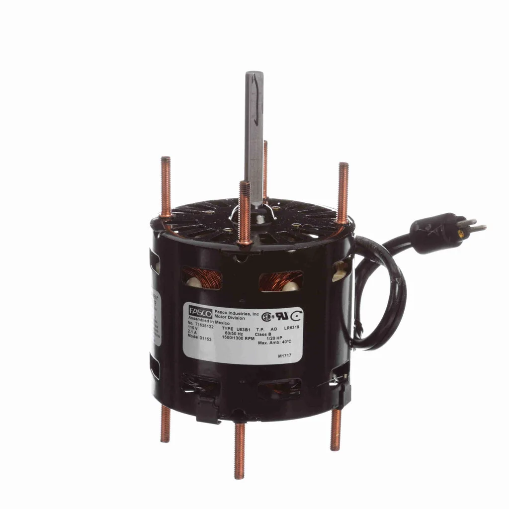 محرك مروحة ملف المبخر والتبريد Fasco D1152 بقطب مظلل، قطر 3.3 بوصة، بديل لمحرك Kramer/Trenton الأصلي محرك مروحة ملف المبخر والتبريد Fasco D1152 بقطب مظلل، قطر 3.3 بوصة، بديل لمحرك Kramer/Trenton الأصلي
