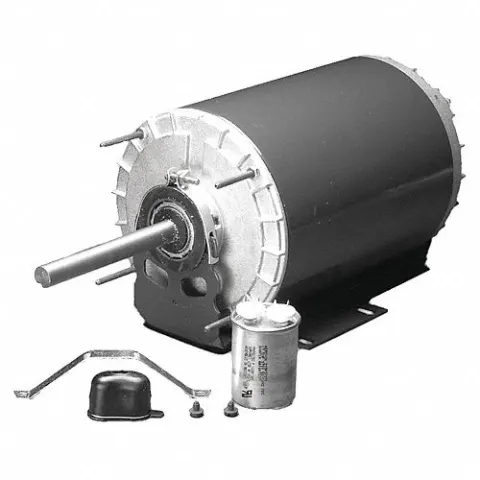 U.S. MOTORS Permanent Split Capacitor Commercial Condenser Fan: Cradle Base Mount, 1 HP, 1 Speed