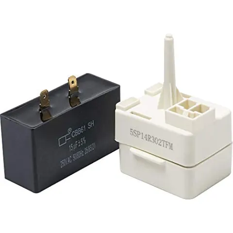 Whirlpool Refrigerator Compressor Relay OLP with 15uF Capacitor