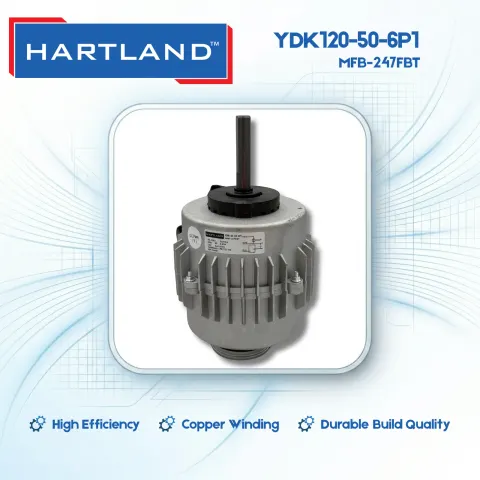 محرك HVAC Hartland YDK120-50-6P1