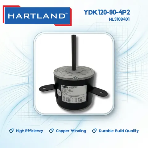 محرك HVAC Hartland YDK120-90-4P2