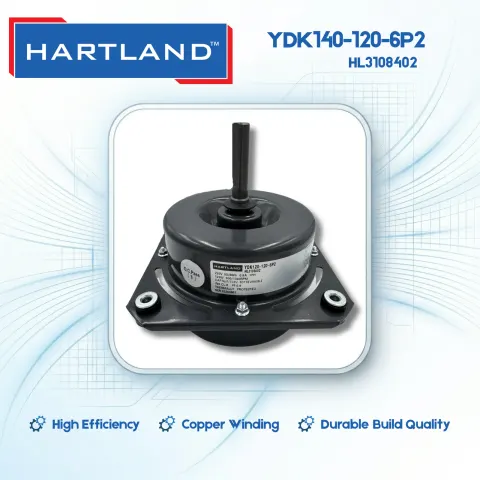 محرك HVAC Hartland YDK140-120-6P2