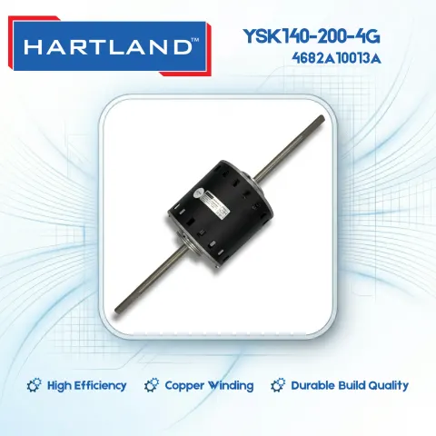 محرك HVAC Hartland YSK140-200-4G